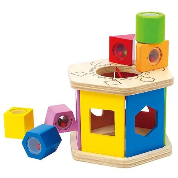 Hochwertiges Holzspielzeug für kleinkinder | Steck und Suchbox