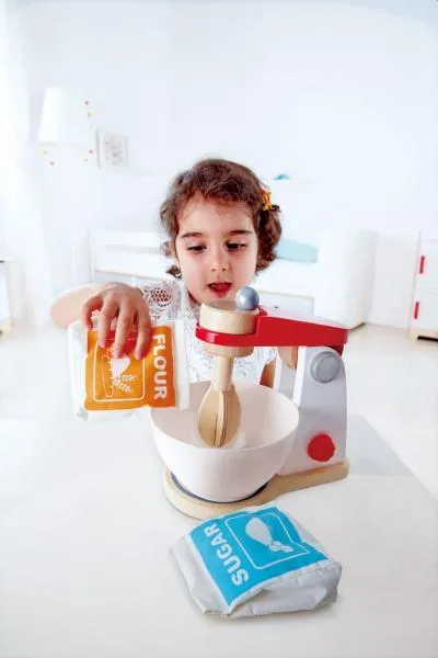 Hape Kinder-Mixer-Set 4-teilig | Kinder-Küchen-Zubehör