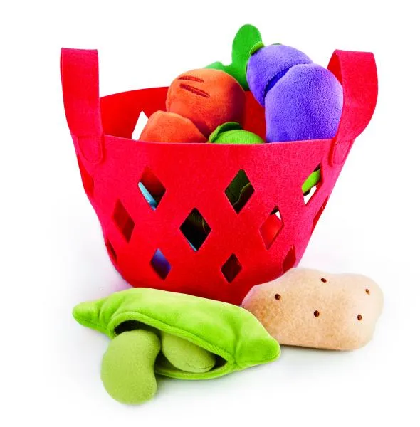 Gemüsekörbchen Set 8-teilig | Kinderküchen Kaufladen Zubehör E3167