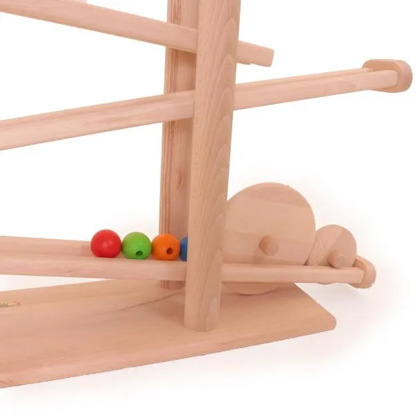 Motorik-Lernspielzeug | Kinder-Auto-Rennbahn | Große Holz-Kugelbahn Motorik-Lernspielzeug | Kinder-Auto-Rennbahn | Große Holz-Kugelbahn