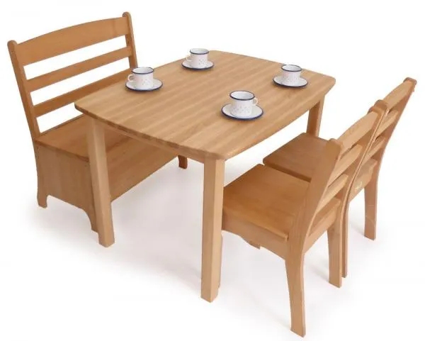 Kindersitzgruppe | Großer Kindertisch - 80cm | Zwei Kinderstühle | Kindergarten-Möbel 8019 Kindersitzgruppe | Großer Kindertisch - 80cm | Zwei Kinderstühle | Kindergarten-Möbel 8019