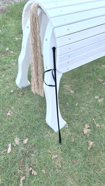 Kinder Reitgerte AMELIE in Pink mit Herz | Spielzeug Gerte für Holzpferde und Hobby Horsing