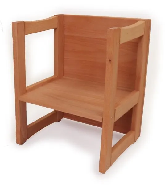 Kinder-Stapelstuhl - Bio-Holzmöbel – Kinderzimmermöbel – Massivholz – Kindergartenmöbel – Kindergarten-Stuhl