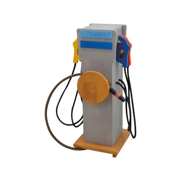 Tankstelle Zapfsäule Druckluft Schlauch Aufwicklung Outdoor Spielspaß Kinder Tankstelle Zapfsäule Druckluft Schlauch Aufwicklung Outdoor Spielspaß Kinder