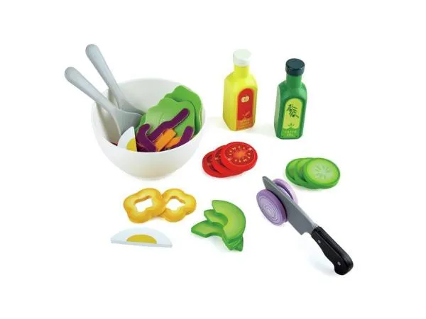 Kinder Gesunder Salat Set | 39-teilig | Hape-Spielzeug-Lebensmittel
