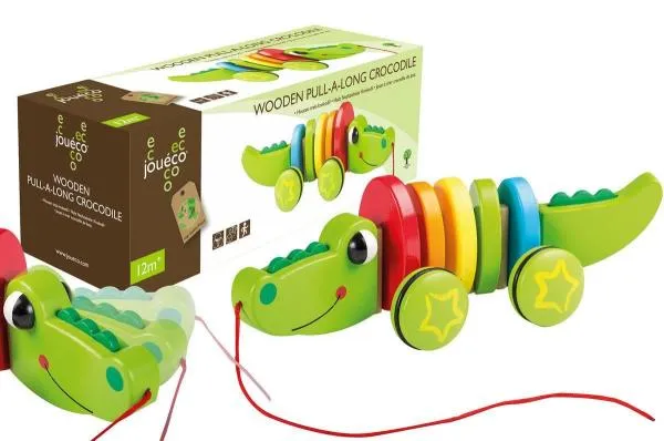 Nachziehtier-Krokodil-aus-Holz-mehrfarbig-Baby-Kleinkind-Spielzeug-80053