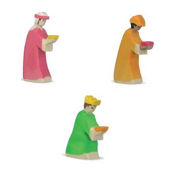Krippenfiguren Set Heilige Drei Könige, Modell 3 von Holztiger Krippenfiguren Set Heilige Drei Könige, Modell 3 von Holztiger