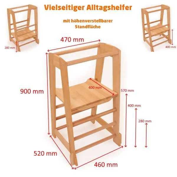 Abmessung Kinder-Lerntrum Abmessung Kinder-Lerntrum