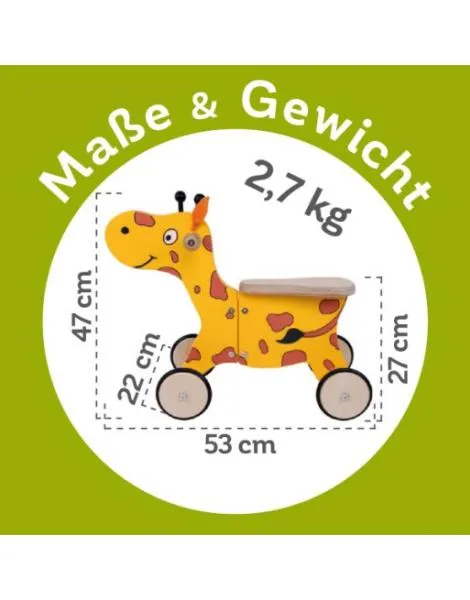 Kinder-Rutscher Giraffe Happy | Holz-Lauflern-Tier | 26/5050188 Kinder-Rutscher Giraffe Happy | Holz-Lauflern-Tier | 26/5050188
