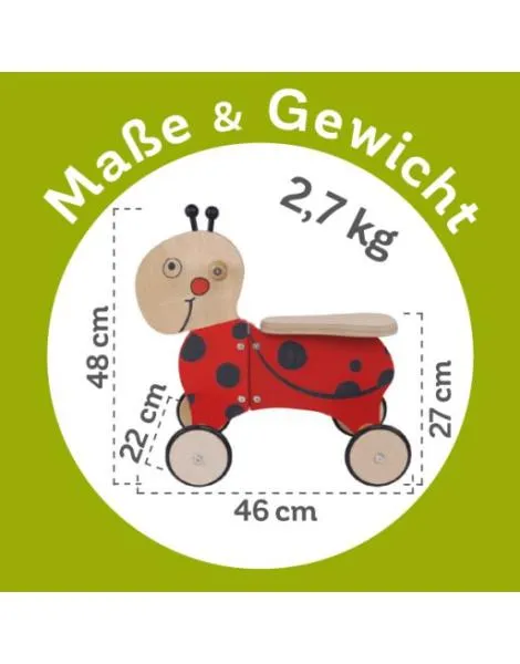 Kinder-Rutscher Marienkaefer Masse Kinder-Rutscher Marienkaefer Masse