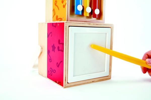 Stapelwürfel mit Musik | Lernspiel für kleinkinder