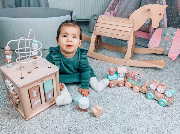 Schaukelpferd "Hoppi" aus Holz | Kinder-Schaukelpferd | Schaukeltier