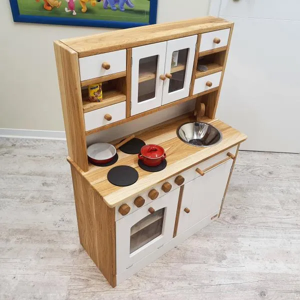 Natur-Holz-Kinderspielkueche-Kiga Natur-Holz-Kinderspielkueche-Kiga