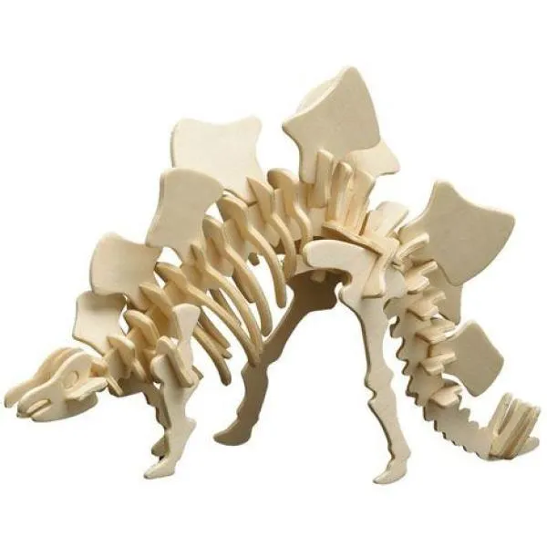 Stegosaurus Holzbausatz von Weico Dinosaurier 