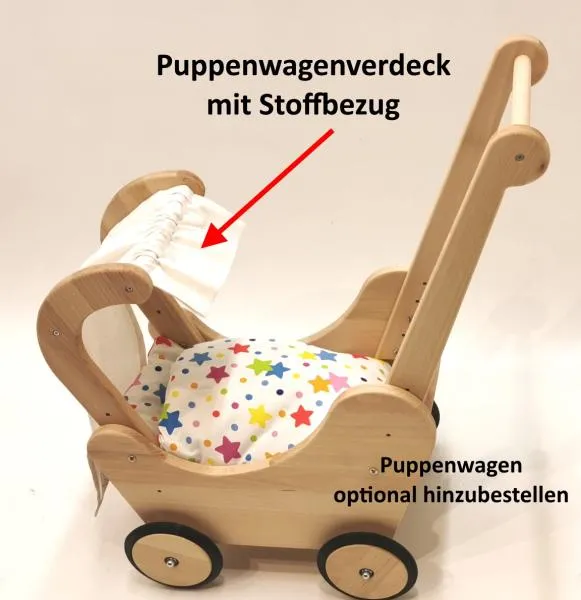 Lauflernwagen-Puppenwagen-Holz-hoehenverstellbar