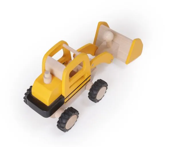 Kinder-Radlader | Schaufelbagger | Holz-Baustellenfahrzeug | 4133 Kinder-Radlader | Schaufelbagger | Holz-Baustellenfahrzeug | 4133