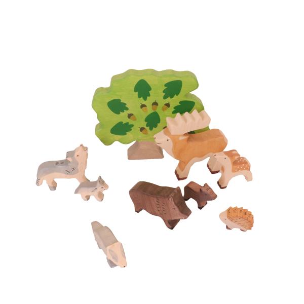 hochwertige liebevolle Wald-Tiere-Set-Hirsch,Kitz,Wildschwein, Eber, Frischling, Wolf, Welpe, Dachs, Igel,Holz-Spielfigur, Geschenk, Kindergeburtstag, Weihnachtsgeschenk hochwertige liebevolle Wald-Tiere-Set-Hirsch,Kitz,Wildschwein, Eber, Frischling, Wolf, Welpe, Dachs, Igel,Holz-Spielfigur, Geschenk, Kindergeburtstag, Weihnachtsgeschenk