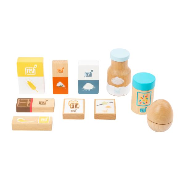 Backzutaten-Set „fresh“ | Back Spiellebensmittel aus Holz für Kaufladen & Spielküche Backzutaten-Set „fresh“ | Back Spiellebensmittel aus Holz für Kaufladen & Spielküche
