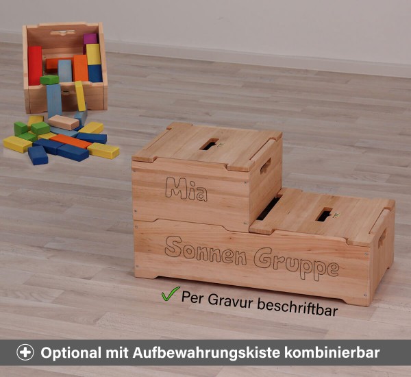 Bauklötze - Optional mit Aufbewahrungskiste kombinierbar Bauklötze - Optional mit Aufbewahrungskiste kombinierbar