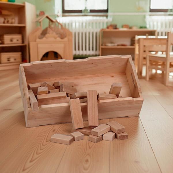 Bauklötze aus Holz