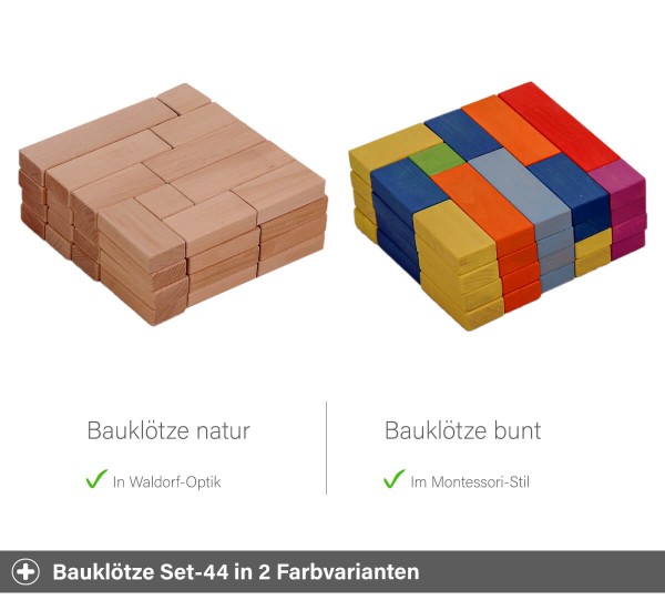 Bauklötze Farben - Natur und bunt Bauklötze Farben - Natur und bunt