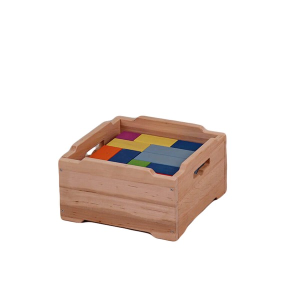 Bausteine aus Holz für Kinder in bunten Farben Bausteine aus Holz für Kinder in bunten Farben