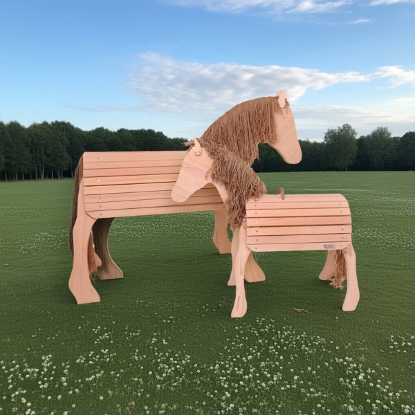 Kurze Lange Beine Set für Holzpferde