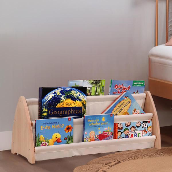 Bücherregal beidseitig aus massiver Buche Bücherregal beidseitig aus massiver Buche