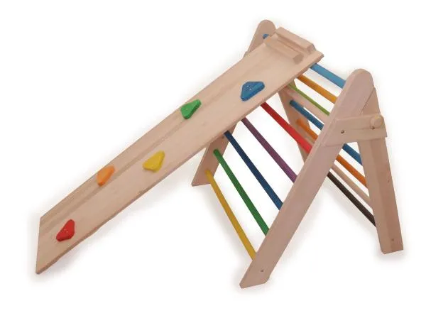 bunte-Sprossen-Klettergriffe-Naturprodukt-Rutsche-Kletterbrett-Hühnerleiter-Kletterdreieck-nachhaltig bunte-Sprossen-Klettergriffe-Naturprodukt-Rutsche-Kletterbrett-Hühnerleiter-Kletterdreieck-nachhaltig