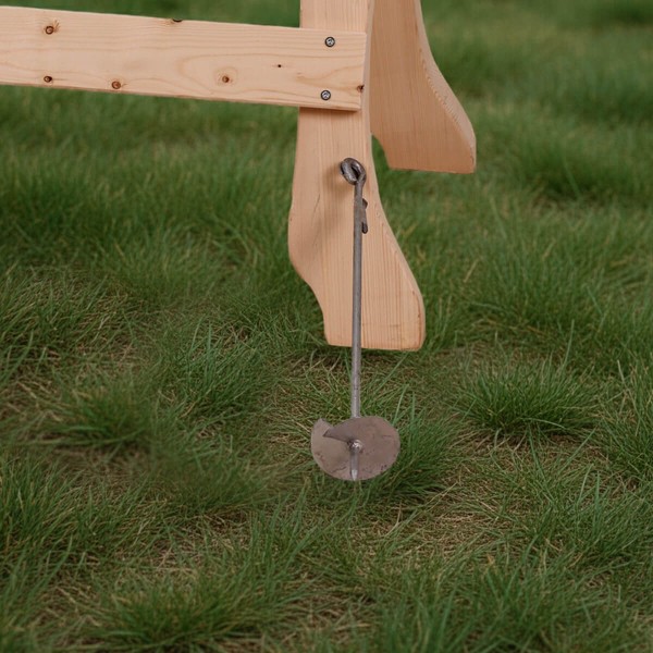 Erdanker für Holzpferde - Detail Erdanker für Holzpferde - Detail