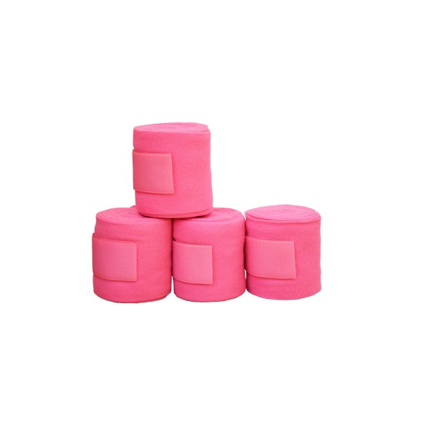 Große Fleece Bandage 4er Set rosa Große Fleece Bandage 4er Set rosa