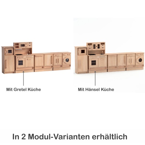 Kinder Küchenzeile Set 8 - Mit Gretel oder Hänsel Kinderküche