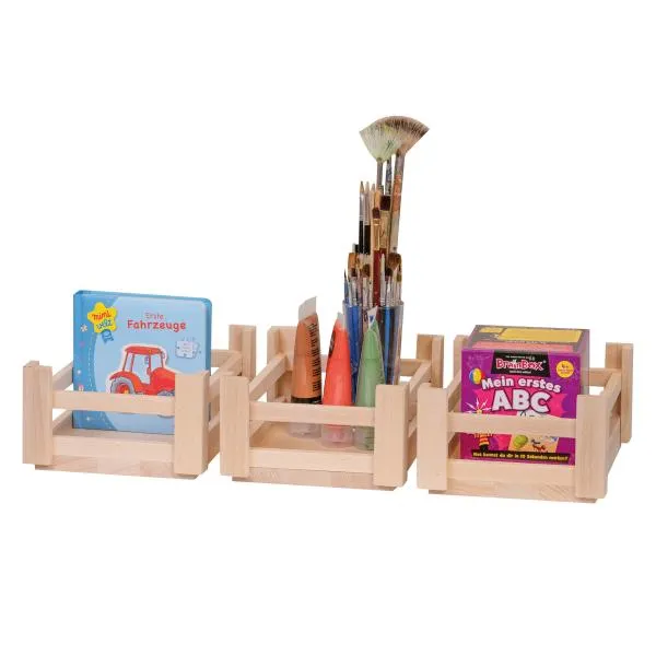 Grosse Stiege, Obstkiste, 3er Set als Ordnungshelfer Grosse Stiege, Obstkiste, 3er Set als Ordnungshelfer