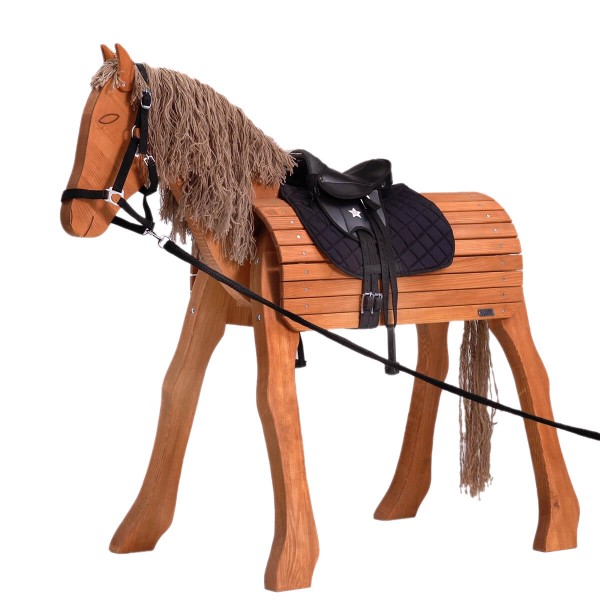Holzpferd für Erwachsene zum Reiten
