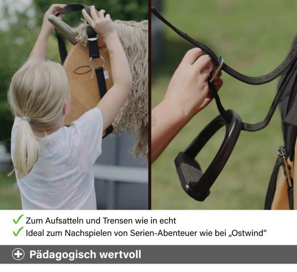 Voltigierpferd pädagogisch wertvoll - Zum Aufsatteln und Trensen wie ein Profi - Ideal zum Nachspielen der Ostwind-Serie Voltigierpferd pädagogisch wertvoll - Zum Aufsatteln und Trensen wie ein Profi - Ideal zum Nachspielen der Ostwind-Serie