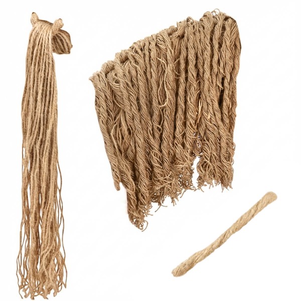 Mähne Schweif Haltegriff aus Sisal-Seil im 3er Set