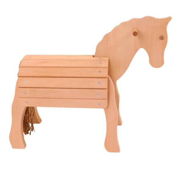 Holzpferd Mini Charly - Seitenperspektive