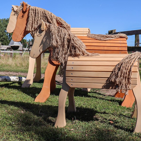 Holz Voltigierpferde für Outdoor Reitsport