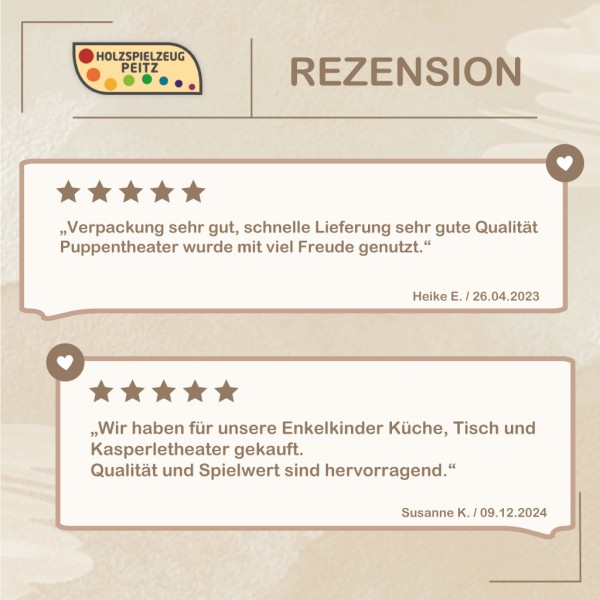 Kasperletheater Bewertungen Kundenmeinungen Holz Puppentheater Qualität