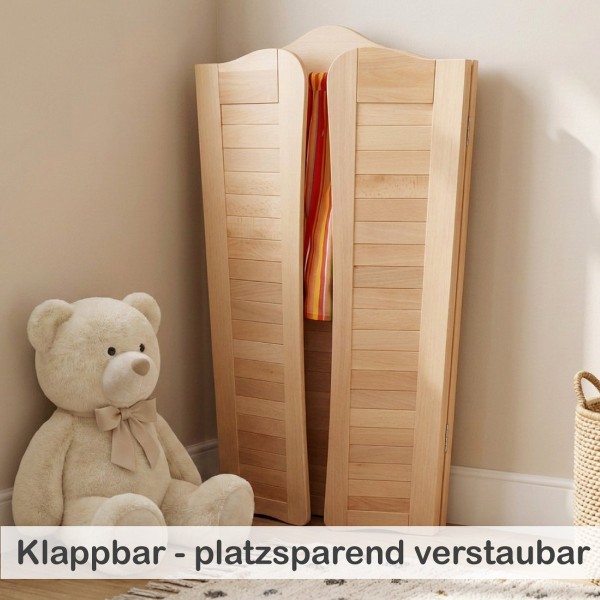 Kasperletheater klappbar platzsparend zusammenklappbar Holz Puppentheater
