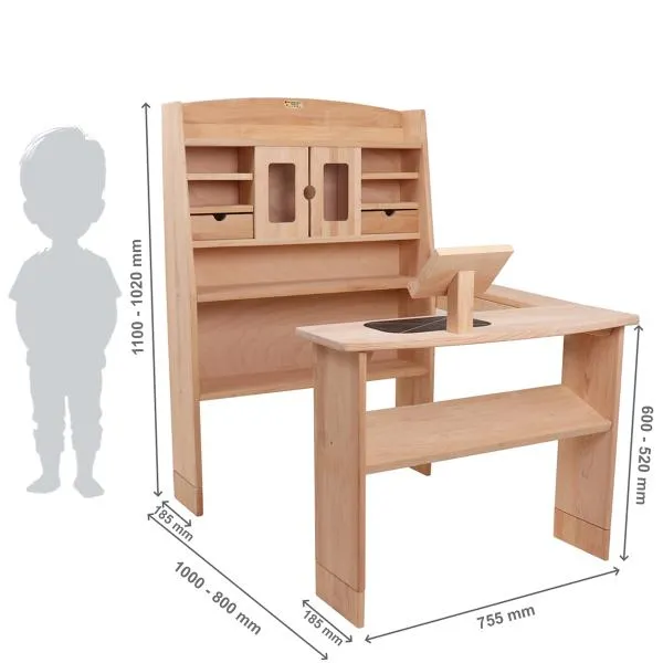 Kaufladen Maße - perfekte Größe für Kleinkinder zum spielen Kaufladen Maße - perfekte Größe für Kleinkinder zum spielen