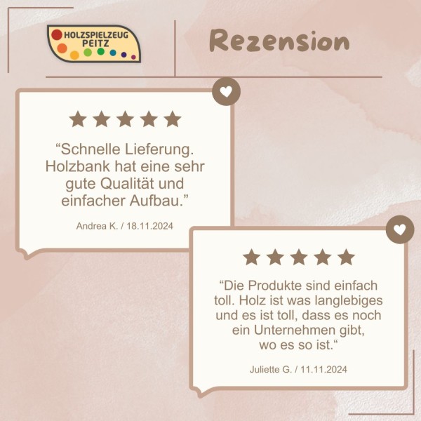 Was unsere Kunden zur Kinder Sitzbank mit Garderobe sagen