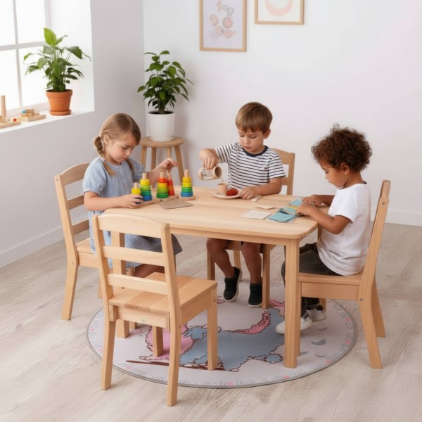 Kindersitzgruppe für Kleinkinder für den Mittagstisch