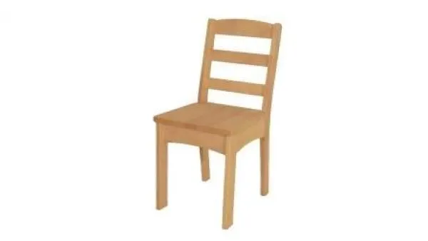 Style home Kinderstuhl Holzstuhl Stuhl für Kinder Holz C3DY001 53x27x27cm 