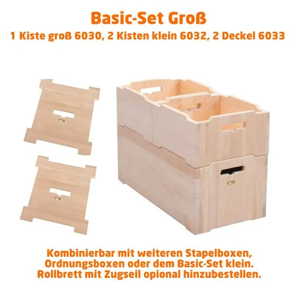 Stapel-Ordnungsbox im Set | verschiedene Größen möglich | Kinderzimmermöbel Stapel-Ordnungsbox im Set | verschiedene Größen möglich | Kinderzimmermöbel