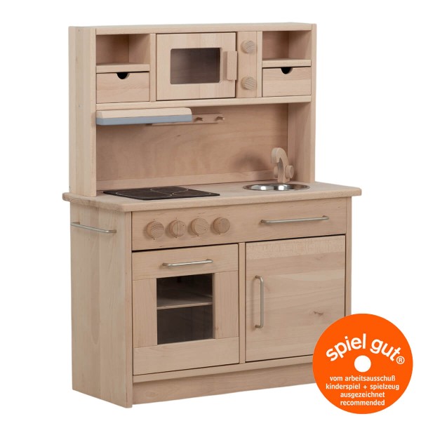 Kinder Spielküche Gretel aus Buche Vollholz - Kita Variante Kinder Spielküche Gretel aus Buche Vollholz - Kita Variante
