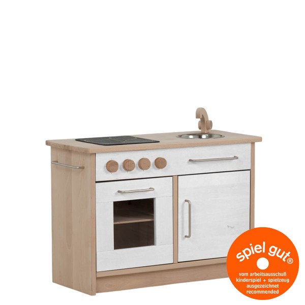 Kita Kinderspielküche Rotkäppchen weiß - Mit Spiel gut Siegel Kita Kinderspielküche Rotkäppchen weiß - Mit Spiel gut Siegel