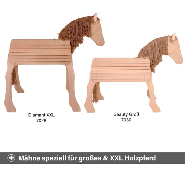 Mähne für Pferde ist speziell für unser großes & unser XXL Holzpferd Mähne für Pferde ist speziell für unser großes & unser XXL Holzpferd