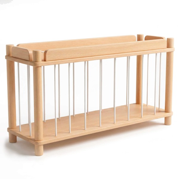 Kuscheltier Zoo aus Holz im Montessori-Stil zur Aufbewahrung von Kuscheltieren und Plüschtieren