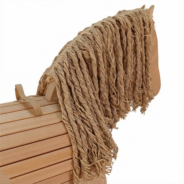 Sisal Mähne für HoHolzpferd mit Mähne - Detail Mähne